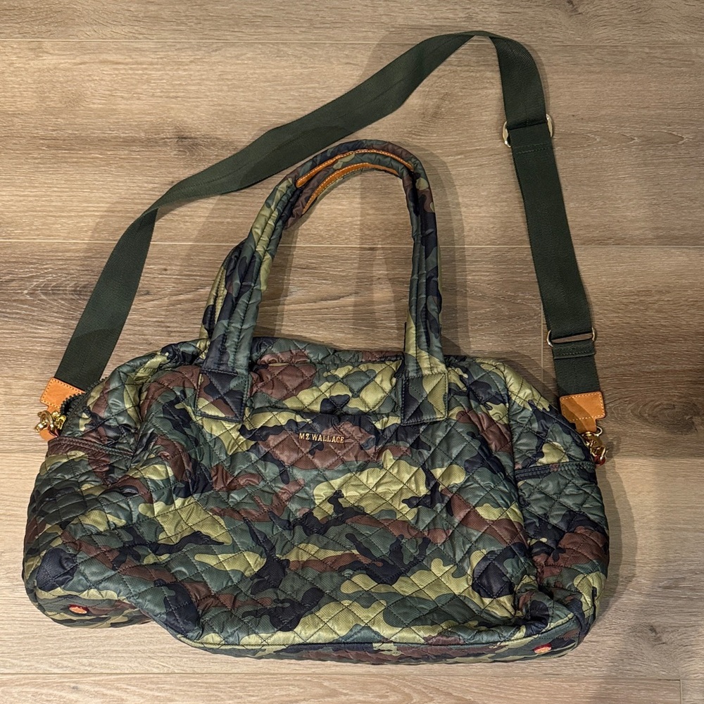 MZ Wallace Camo Quilted Shoulder Bag